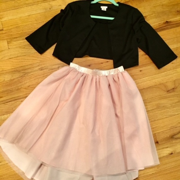fabkids Other - Girls Fabkids skirt & black Shrug NEW size 12